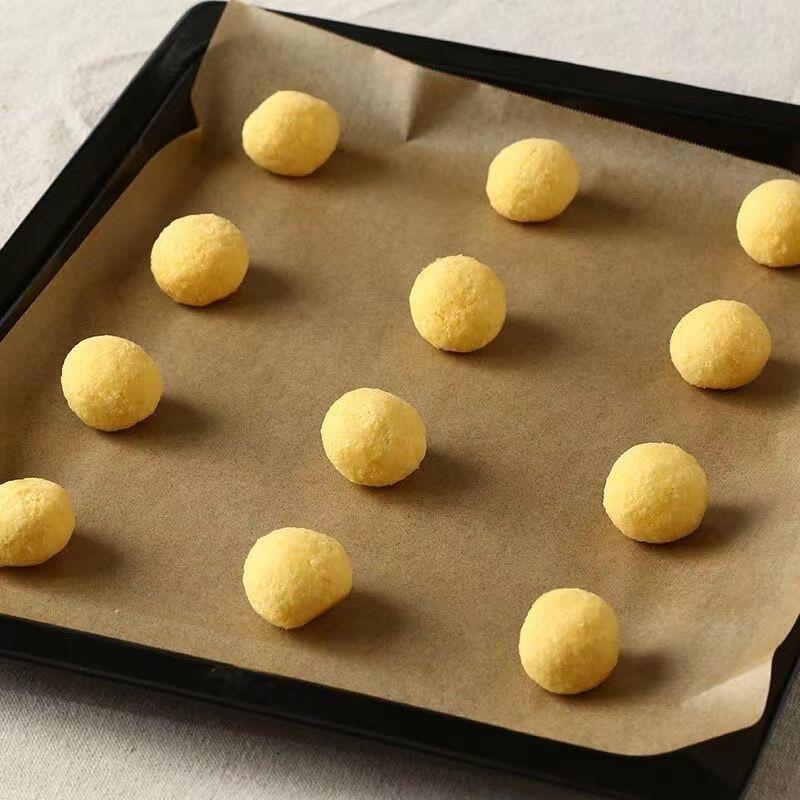 【福氣烘焙】原木色烘焙紙 長20m*寬30cm 加厚版 金屬鉅條 雙面烤盤紙 氣炸鍋紙 吸油烘焙紙 廚房烤箱-細節圖6