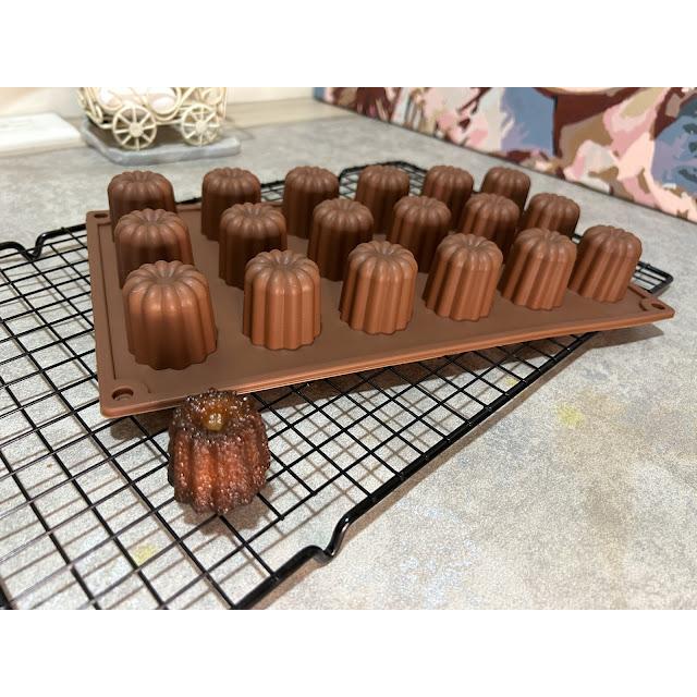 【福氣烘焙】焙蒂絲18連可麗露矽膠模 [SM0038] 迷你可麗露 可麗露模具 烘焙模具-細節圖2