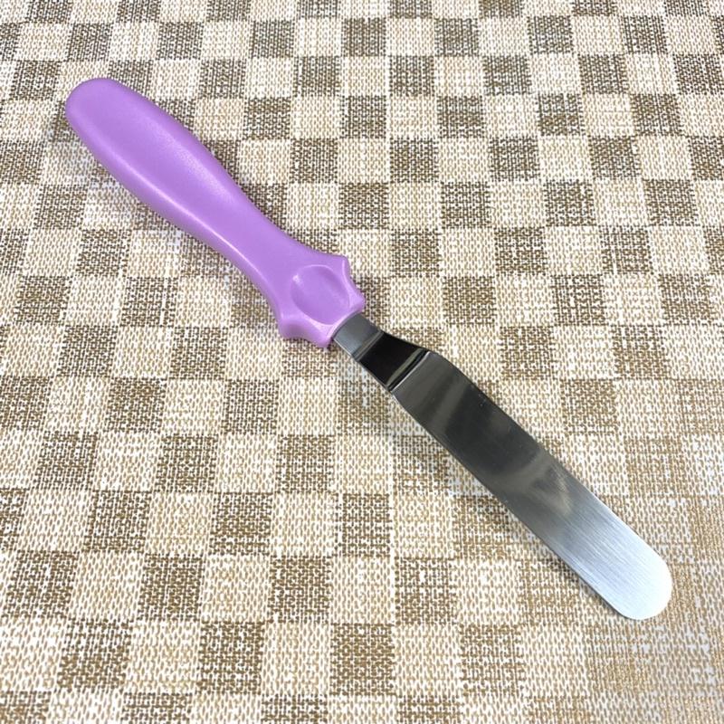【福氣烘焙】三箭牌兩用翻糖抹平刀 [CS-050L] 紫色 L型抹刀 23cm-細節圖2