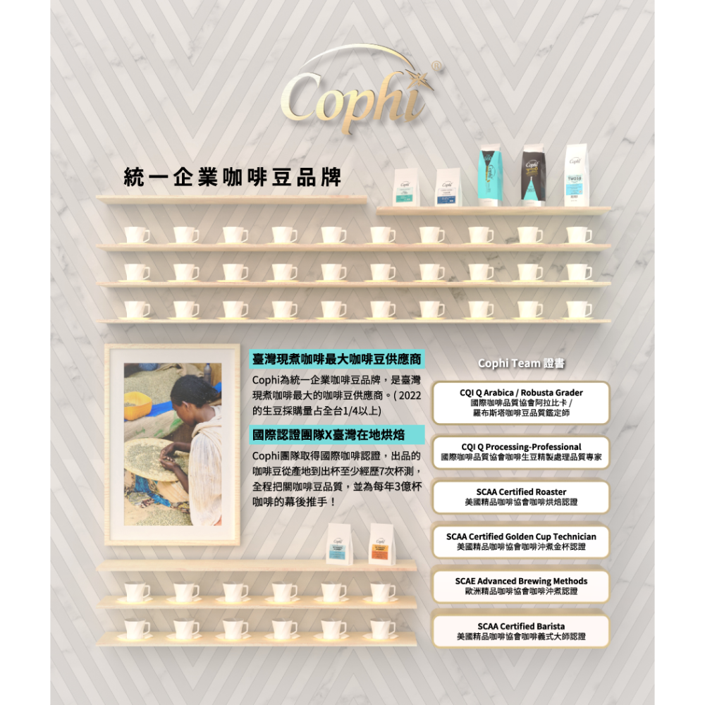【福氣烘焙】Cophi TW365咖啡豆 450g 衣索比亞日曬咖啡豆 台灣在地烘焙 黑咖啡-細節圖2
