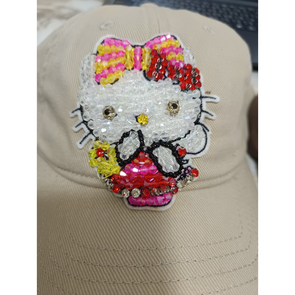 （現貨）KT帶鑽壓舌帽 防曬帽 售$390_冠宇百貨屋-細節圖6