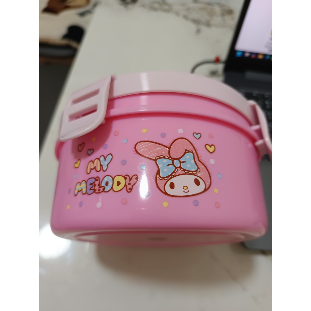 現貨pp材質美樂蒂二層餐盒_冠宇百貨屋-細節圖2