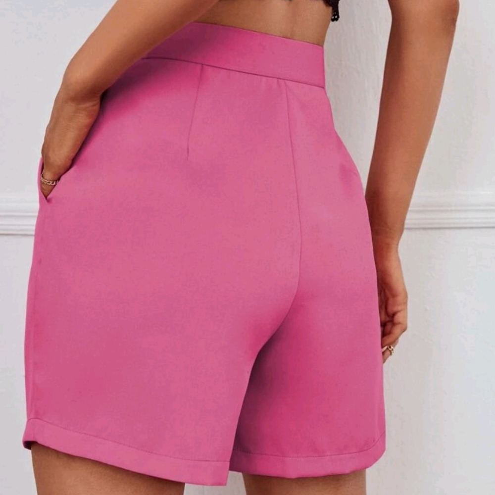二手9成新 多巴胺粉色夏季短褲 女生夏天短褲-細節圖2