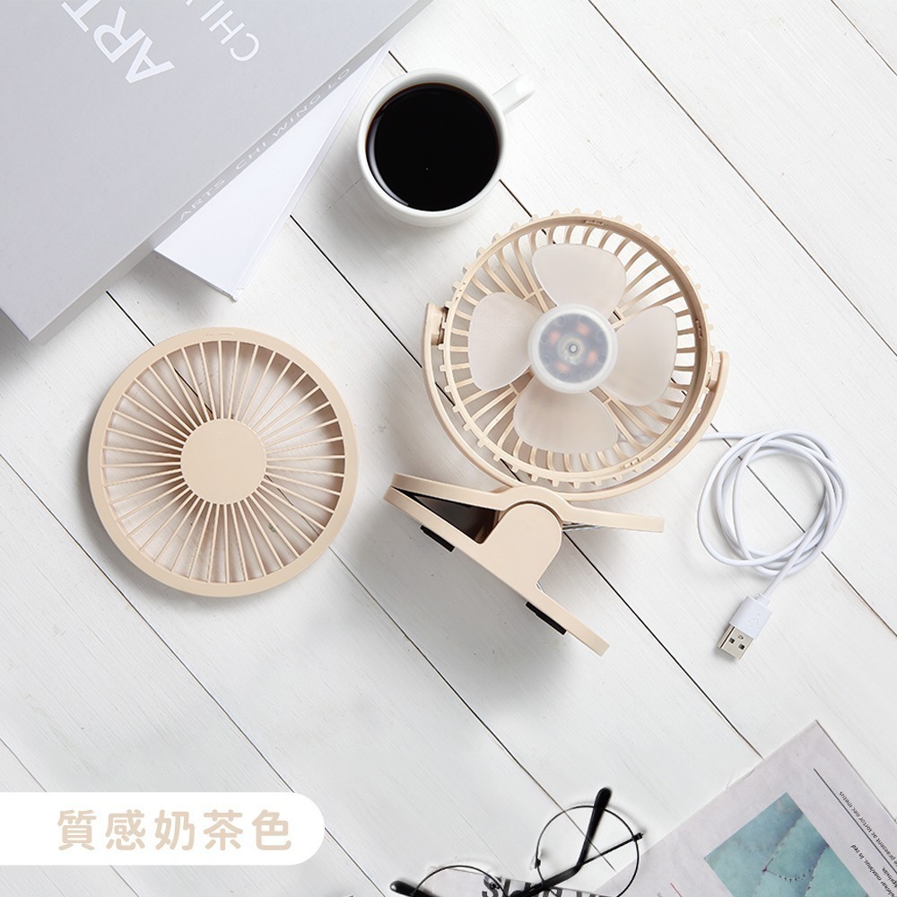 【限時購】Airmate艾美特 USB桌/夾兩用小扇 (無鋰電池非充電式) UD201 (2入組)-規格圖1