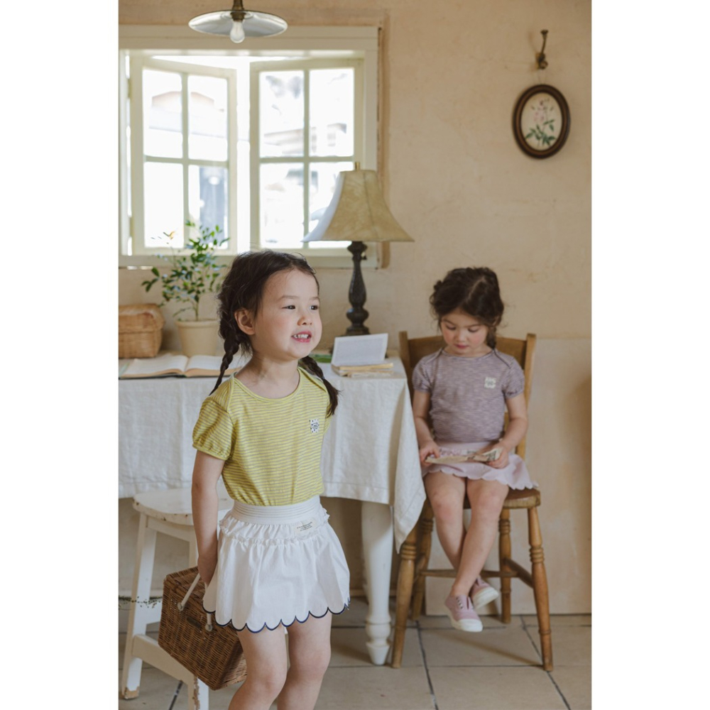 [CCbaby]正韓童裝 FLO 花邊短褲裙-預購-細節圖2