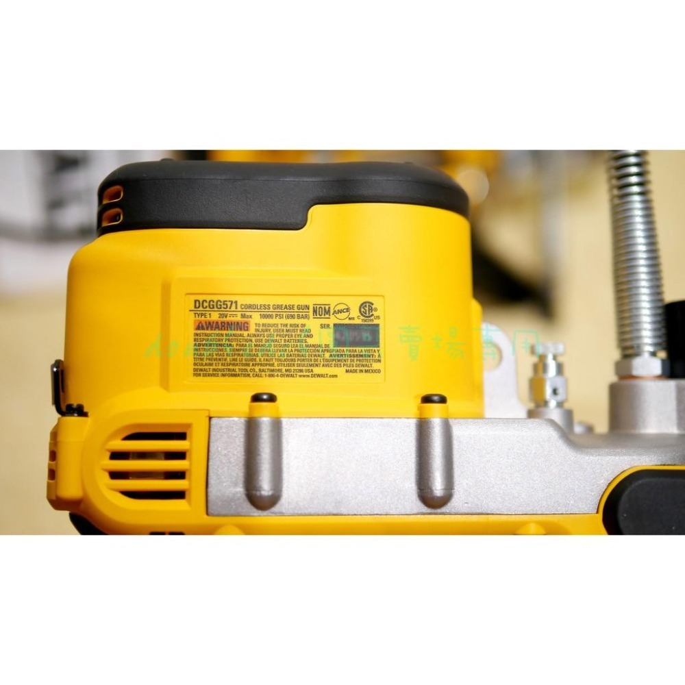 🇺🇸美製版本☜Dewalt得偉 20V DCGG571 電動黃油槍(單機)(免出力)(DCGG571B)-細節圖4