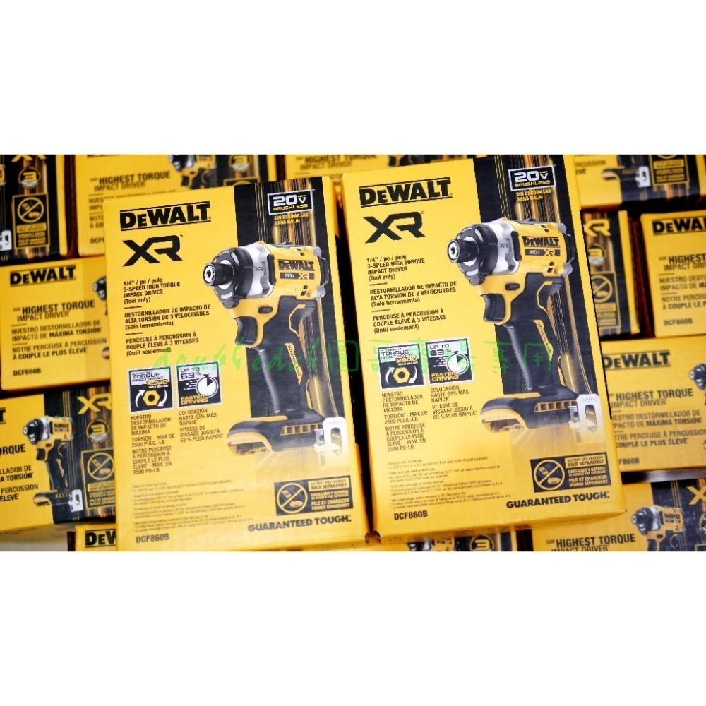 ☞圓哥現貨☜Dewalt得偉 20V DCF860B免碳刷衝擊起子(單機)(美規內銷版)(DCF850)-細節圖2