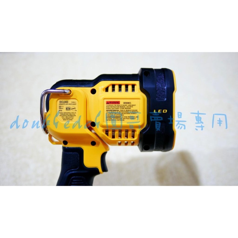 ☞圓哥賣場☜Dewalt得偉 20V DCL043 4*LED 手電筒單機90度搖頭(60V適用)-細節圖2