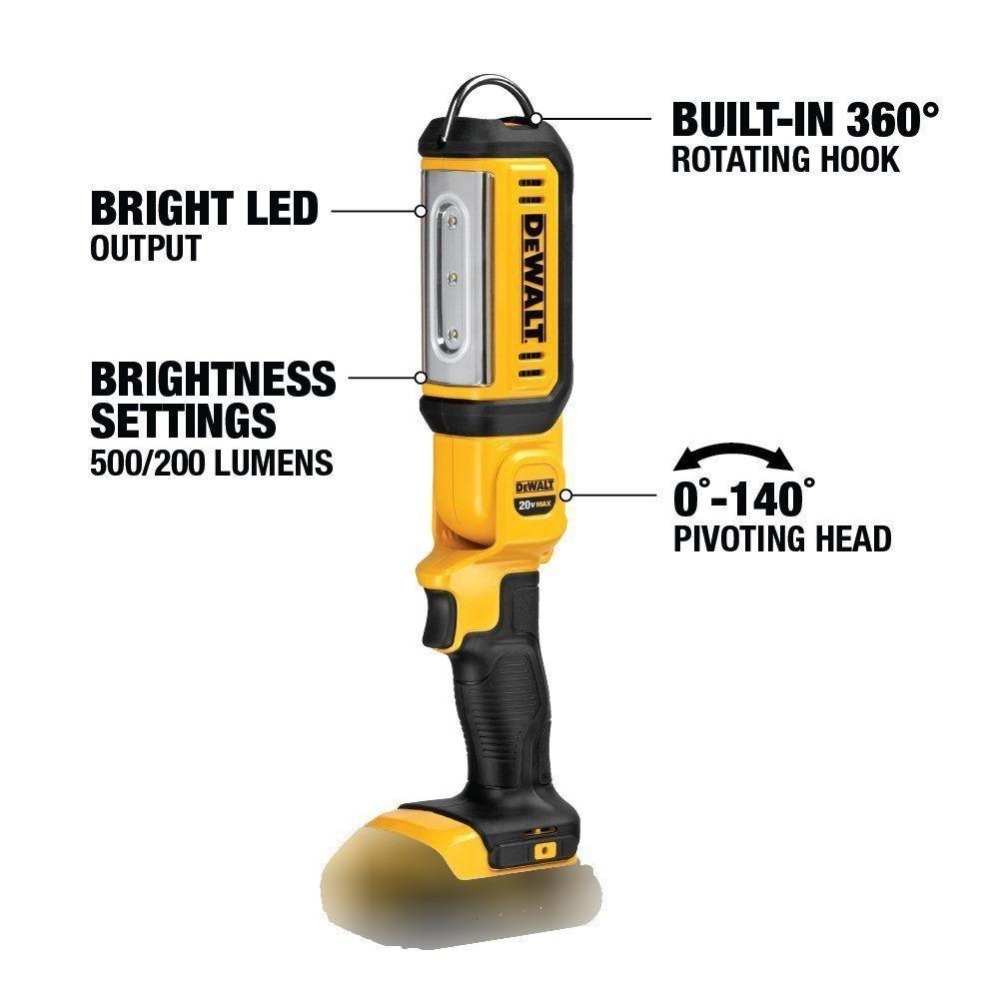 ☞圓哥賣場☜Dewalt得偉 20V DCL050 日光燈LED手電筒單機(60V適用)-細節圖5