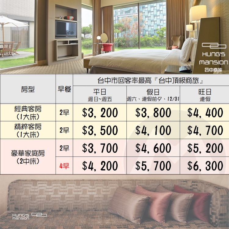 【瑪利歐旅遊網】台中商旅『經典客房住宿含早餐』另有其他房型-細節圖2