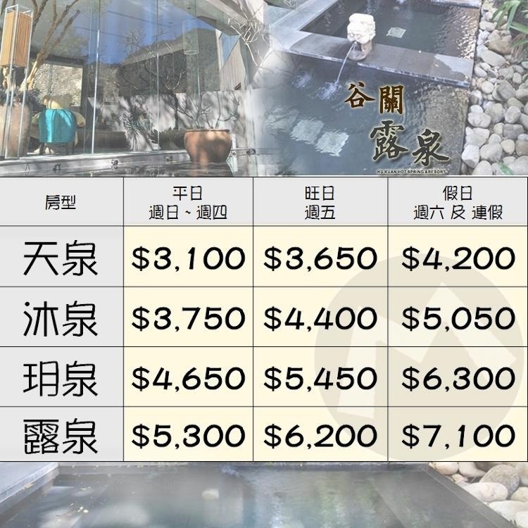【瑪利歐旅遊網】台中谷關．露泉溫泉會館『天泉/沐泉/玥泉/露泉雙人住宿+2客自助早餐』-細節圖2