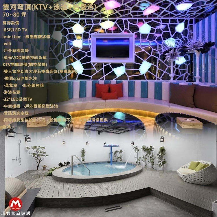 【瑪利歐旅遊網】台中~雲河精品MOTEL「依訂購房型住宿+含早餐+按摩浴缸」-細節圖9