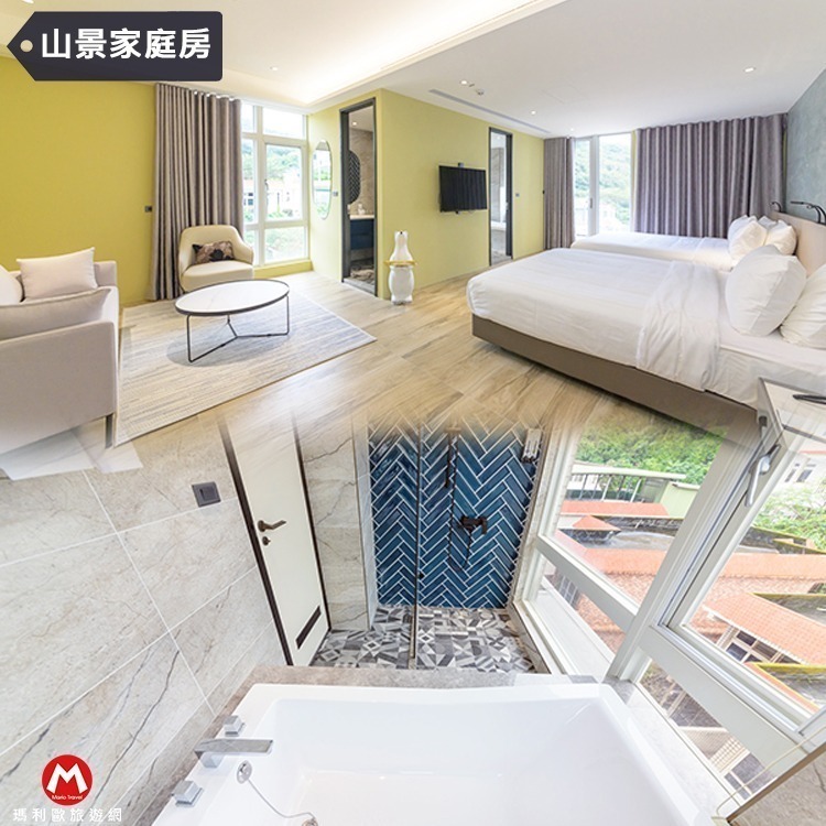 【瑪利歐旅遊網】海景第一排全新開幕(新商品)新北石門．半島海悅渡假會館『各房型住宿+早餐』奢華地享受270度無敵海景-規格圖8