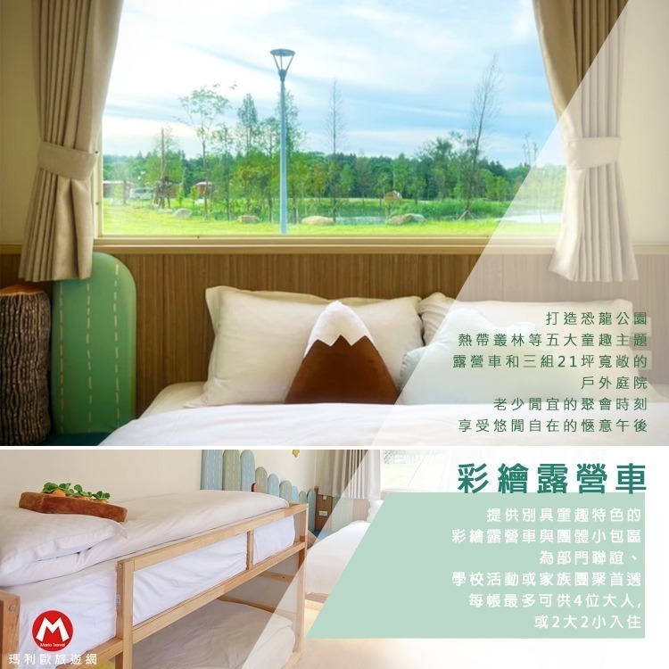 【瑪利歐旅遊網】石門水庫旁(平日送獨木舟體驗)桃禧漫遊渡假露營園區．依訂購房型住宿+早晚餐+獨立衛浴+設施＋星空電影-細節圖6