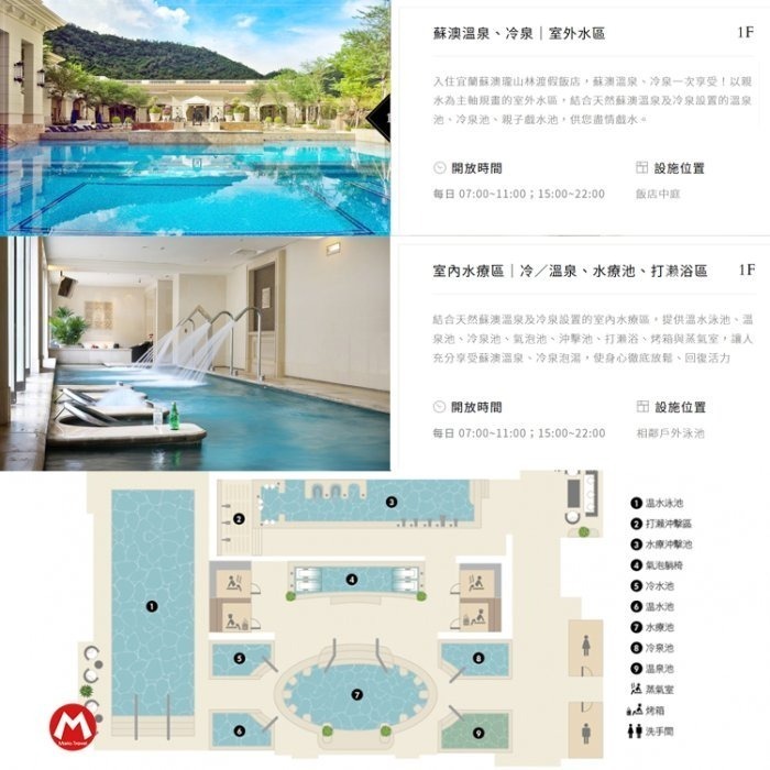 【瑪利歐旅遊網】(尊榮湯宿)宜蘭蘇澳 瓏山林冷熱泉渡假飯店『各房型住宿乙晚+早餐+冷泉+溫泉泳池+SPA』-細節圖10