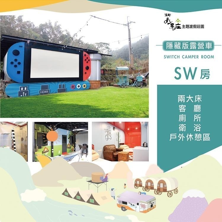 【瑪利歐旅遊網】南投-溪部好呆庄主題渡假莊園【三種露營形式任選】主題房/拖車/上下舖，超適合親子的豪華露營-細節圖5