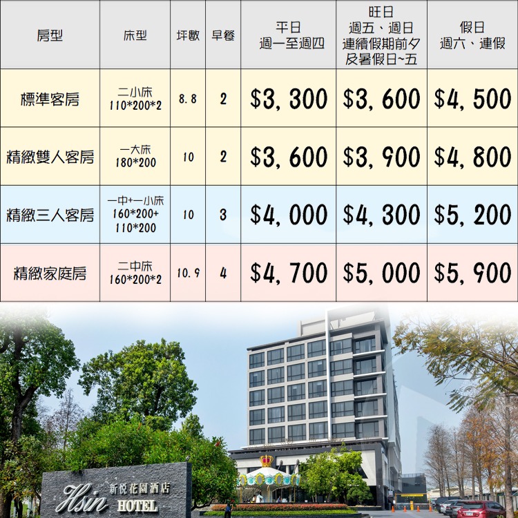 【瑪利歐旅遊網】嘉義東區．新悅(寬悅)花園酒店『標準二小床+2客早餐+健身房+小菁英俱樂部』另有其他房型-細節圖2