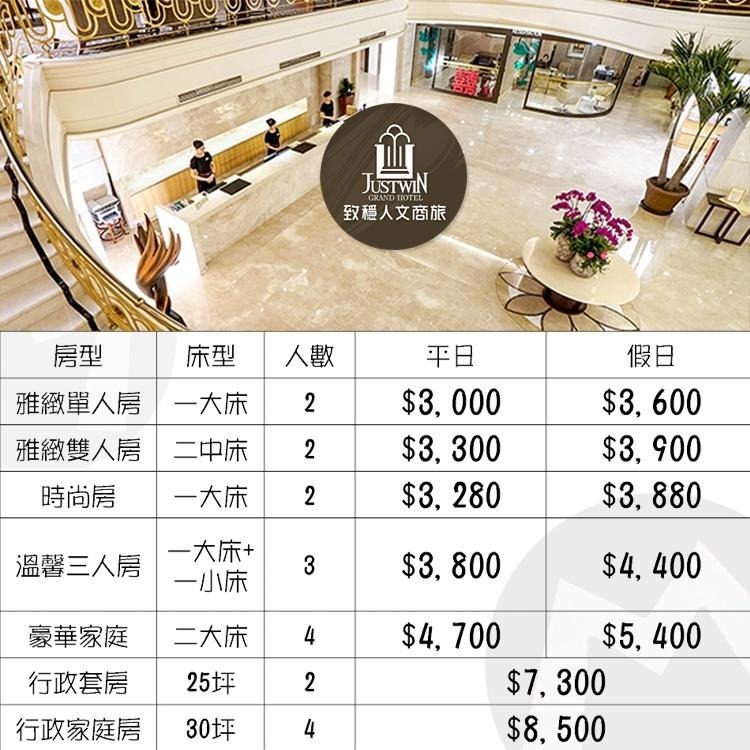 【瑪利歐旅遊網】台南市永康-致穩人文商旅『依訂購房型住宿+ 含早餐+健身房+設施』-細節圖2