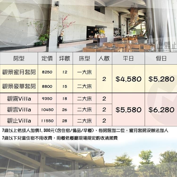 【瑪利歐旅遊網】雲林古坑．華山觀止(虫二行館)『景觀蜜月/豪華套房 2人住宿+2客早餐』另有各房型-細節圖2