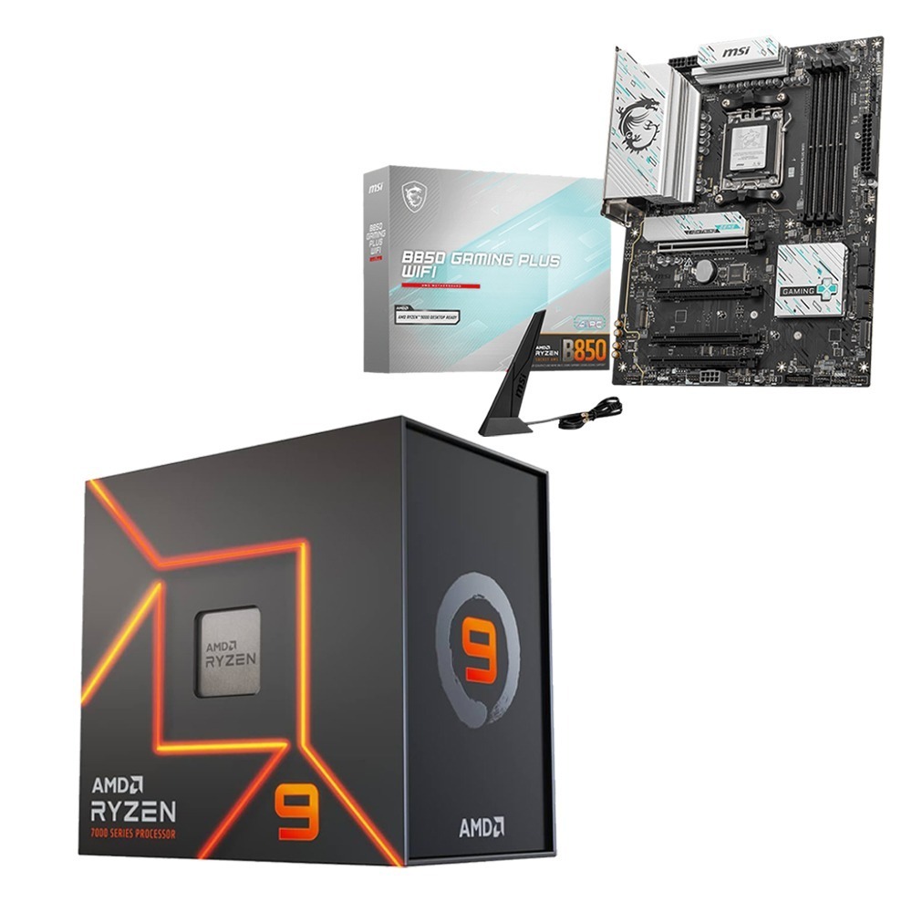 微星B850 GAMING PLUS WIFI主機板+ AMD R9-7900X (含稅，附發票)-細節圖2