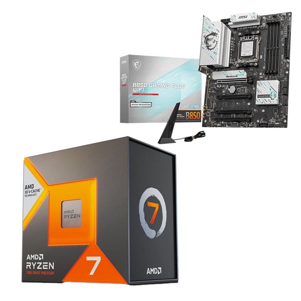 微星B850 GAMING PLUS WIFI主機板+ AMD R7-7800X3D (含稅，附發票)-細節圖2