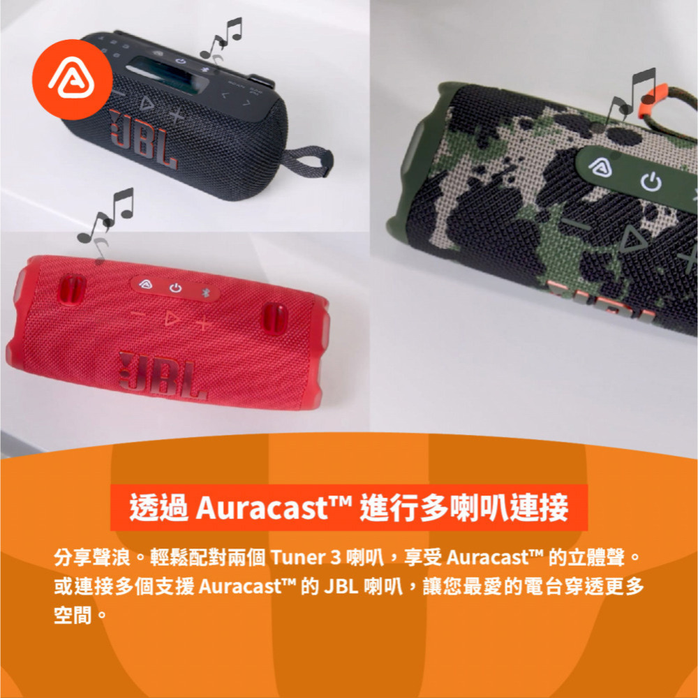 JBL TUNER 3 可攜式收音機藍牙喇叭-細節圖5
