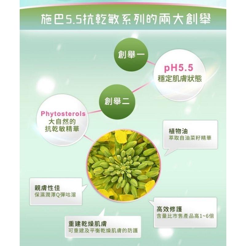 （全新贈品轉售）施巴 抗敏感系列 抗乾敏滋潤浴露 抗乾敏保濕乳液 乳液 沐浴乳 沐浴露-細節圖4