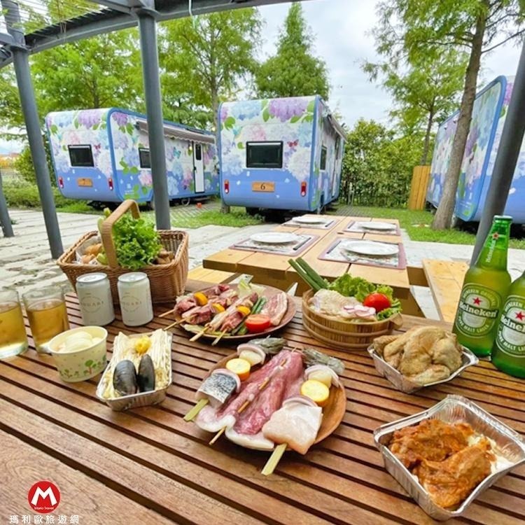 您想要的網美豪華露營車已上線！(瑪利歐最新話題)宜蘭綠舞觀光飯店『2大2小早餐+海陸燒烤+萌寵餵食+泳池+館內設施』-細節圖6