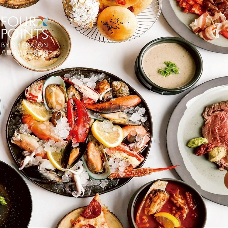 新商品NEW！(瑪利歐旅遊網)新北八里 福朋喜來登【Mesh Kitchen 平日午/晚 自助餐卷】-細節圖6