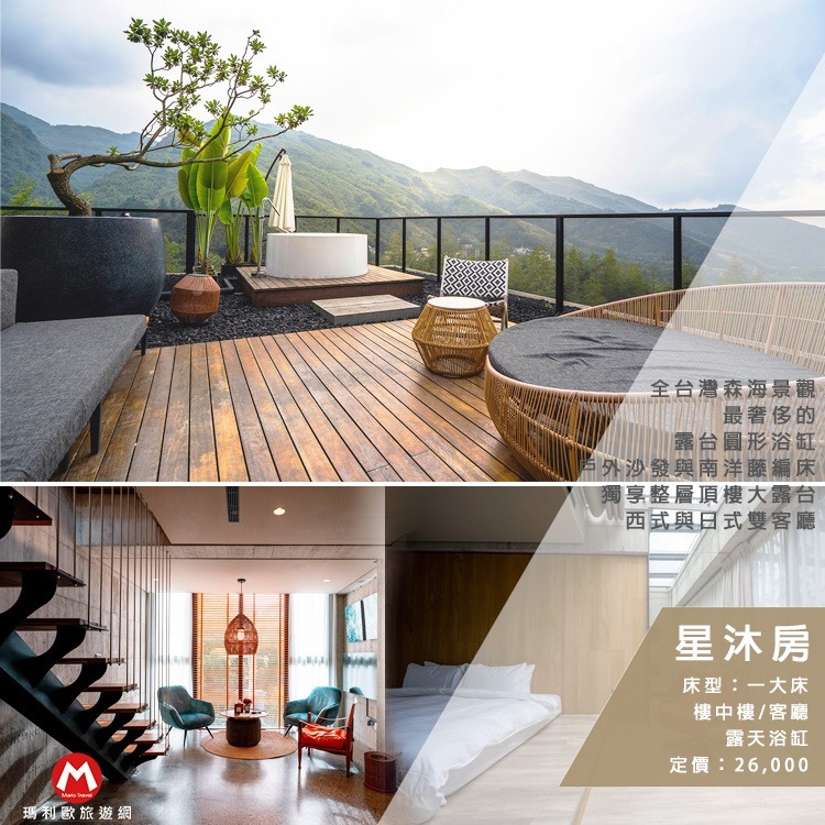 (瑪利歐旅遊網)【南投頂級Villa】遊獵羊灣-依訂購房型住宿+三食（綠光秘境早餐/野奢派對午茶/遊獵私廚晚宴）-規格圖11