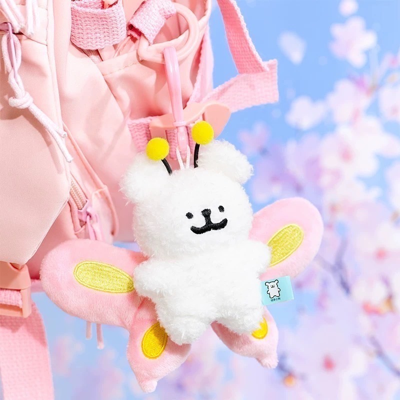 🫧預購款【花蝴蝶】線條小狗 小白-細節圖2