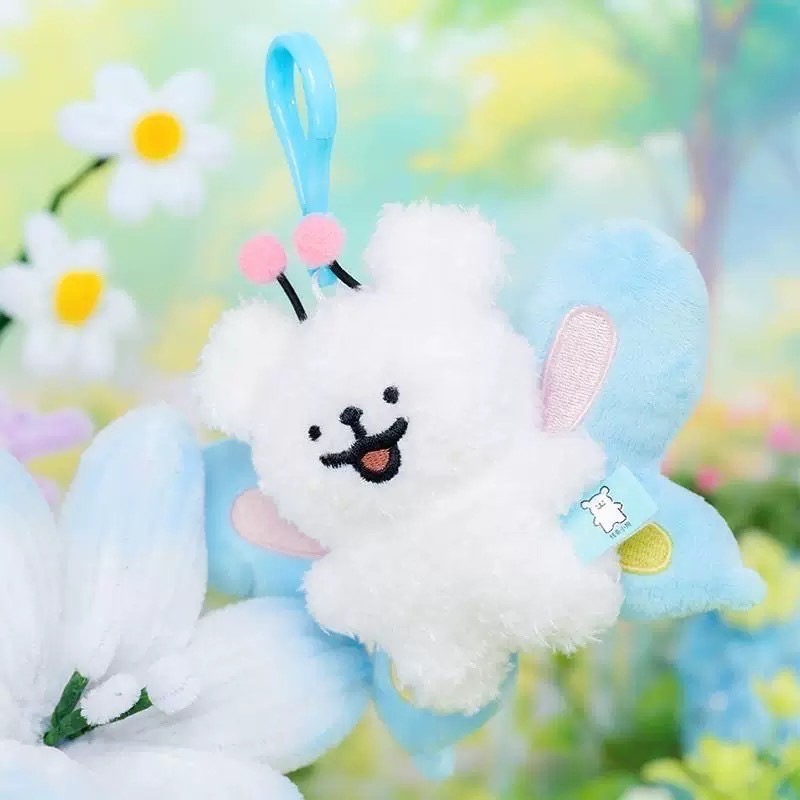 🫧預購款【花蝴蝶】線條小狗 小白-細節圖3