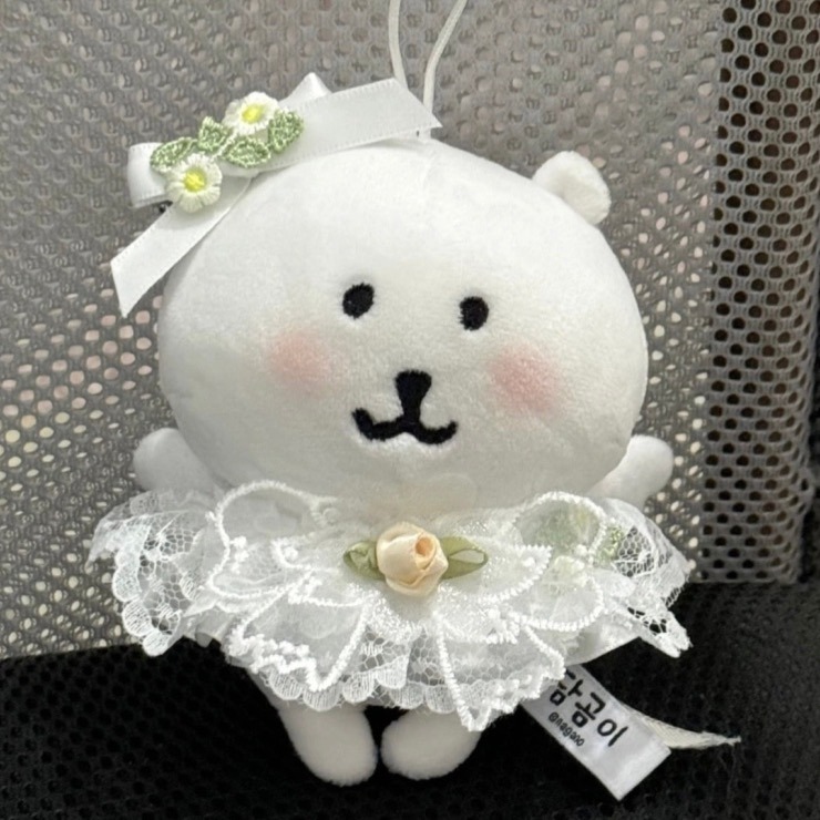 【 花仙子蕾絲裙附小花髮夾🌼 】吉伊卡哇 chiikawa 線條小狗 三麗鷗娃衣-細節圖2