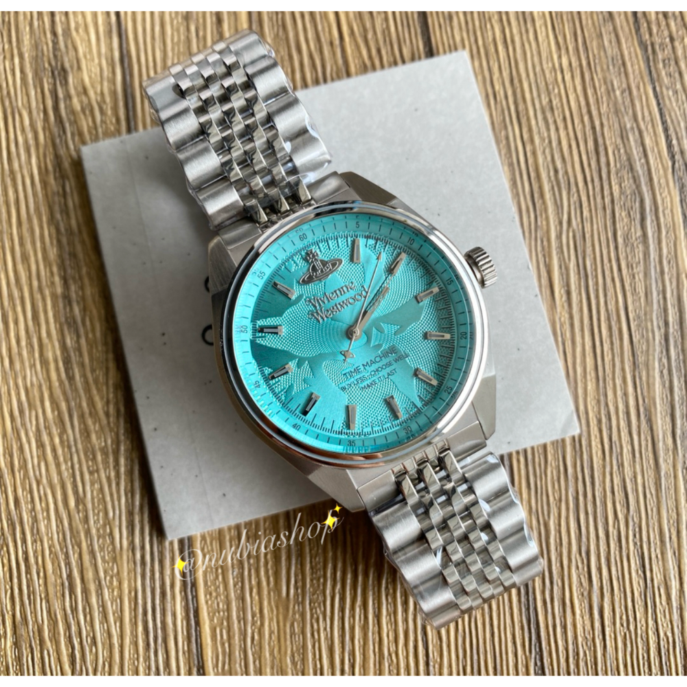 Vivienne Westwood 薇薇安 西太后 女錶 藍面銀色鋼帶 手錶 VV251TQSL-細節圖6