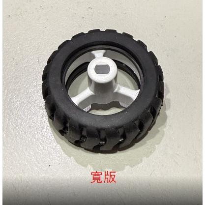 ►476 510◄新款 高摩擦力 抓地力 輪子機器人 輪胎 TT馬達 robot 智慧車 電子設計 玩具 45mm-細節圖4