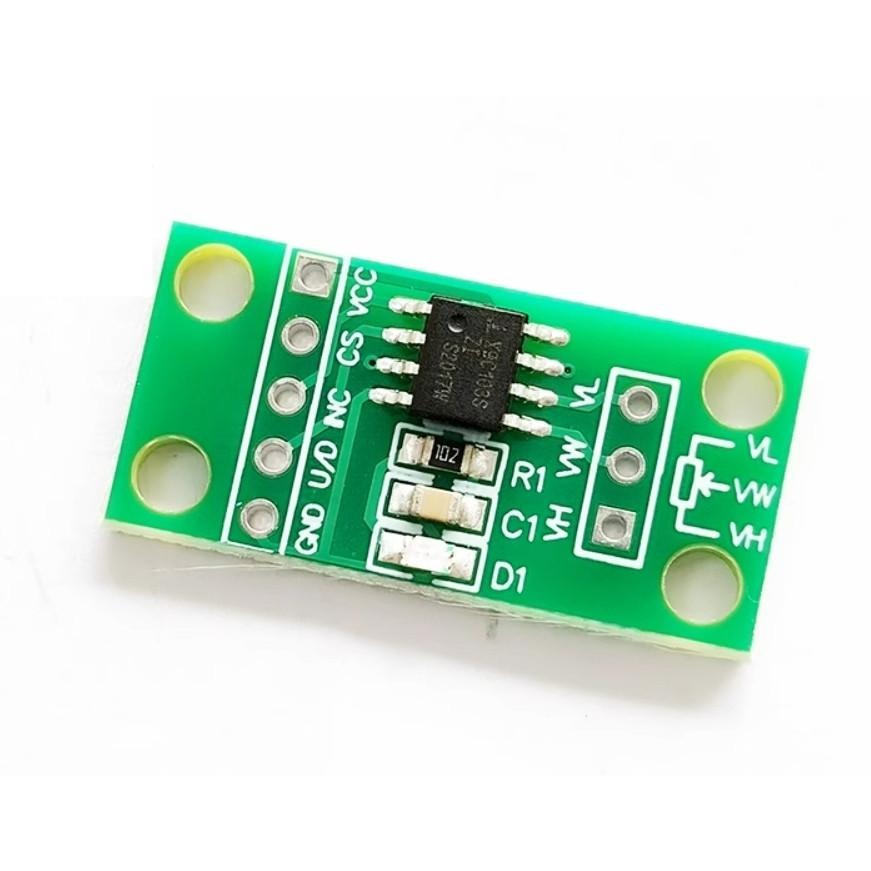 ►33 114◄X9C103S/X9C503S 數位電位器模組10K/50K 100階級 電橋平衡感測器 數位電阻模組-細節圖3