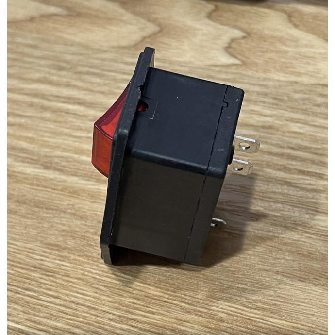 ►5◄三合一AC帶耳電源插座AC-14-F16B 帶KCD5帶燈開關帶保險絲品字插座-細節圖3