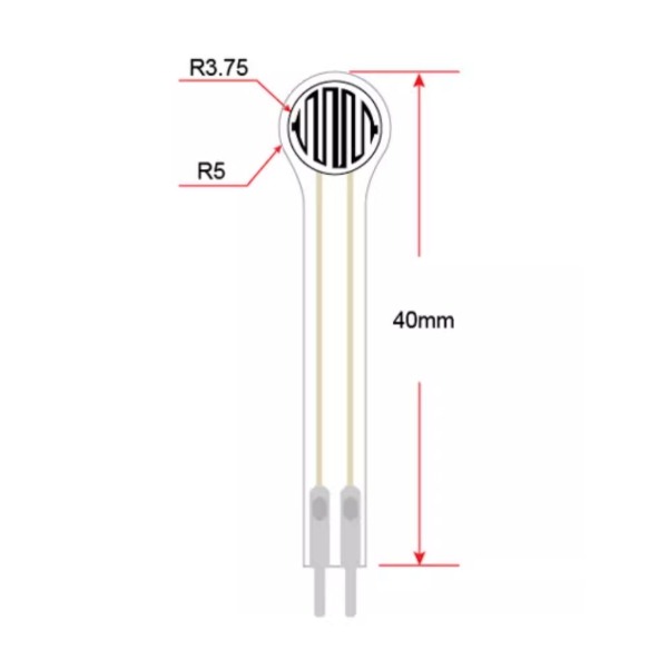 ►2135◄KEYES 電阻式薄膜壓力感測器模組 0g-5kg 比FSR402還方便 Arduino microbit-細節圖6