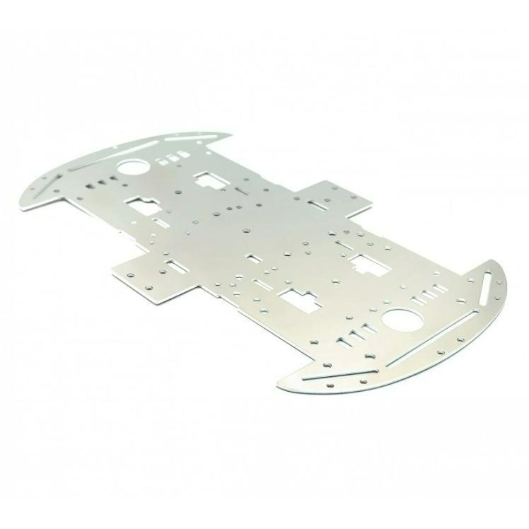 ►2893-2896◄智慧小車底盤1.5mm鋁合金底盤圓形鋁制小車底盤 四驅底板-細節圖4