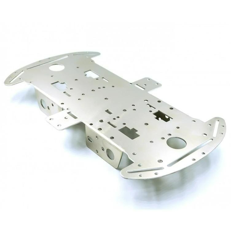 ►2893-2896◄智慧小車底盤1.5mm鋁合金底盤圓形鋁制小車底盤 四驅底板-細節圖5