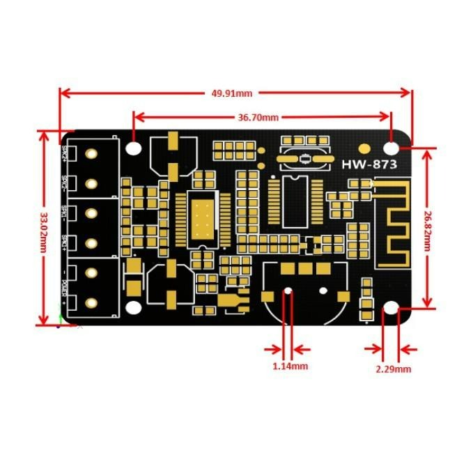 ►902◄10W/15W/20W立體聲藍牙功放板12V/24V大功率數位功放模組XY-P15W 有含外殼-細節圖3