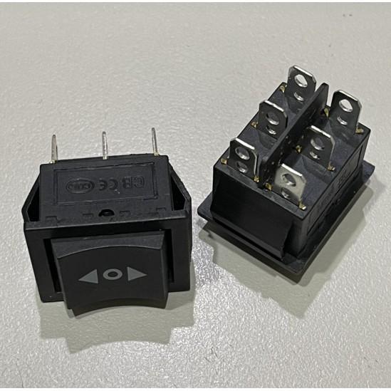 ►2530-2531◄KCD4 六腳三檔 復位開關 AC/DC 電源開關 馬達正反轉開關 6腳3檔 翹版開關-細節圖3