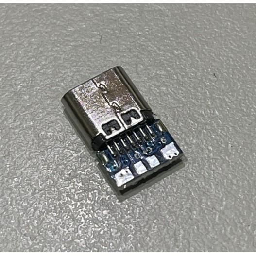 ►2291◄雙面正反插TYPE-C母頭測試板 USB-3.1四個焊點帶PCB板母座 連接器-細節圖2