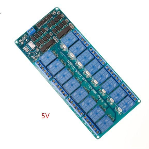 ►2090-2091◄16路繼電器模組 5V 12V帶光耦 低電壓觸發 LM2596電源 家電控制-細節圖2