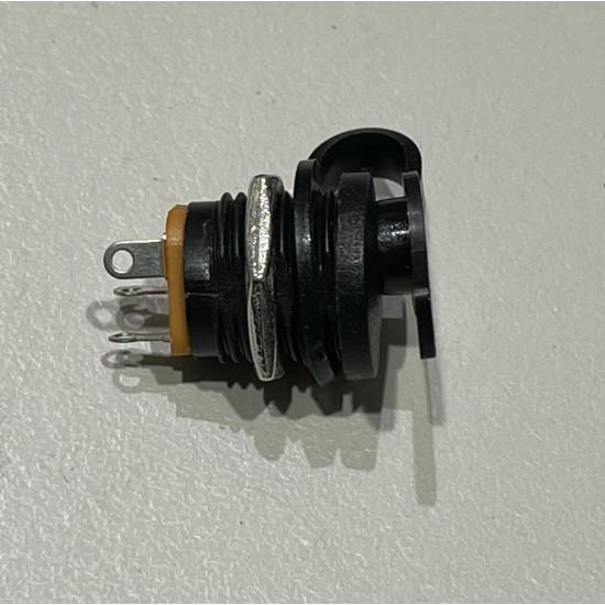 ►2302◄DC-022電源插座+防水帽 DC5.5*2.1mm 電源座含防水防塵帽-細節圖3