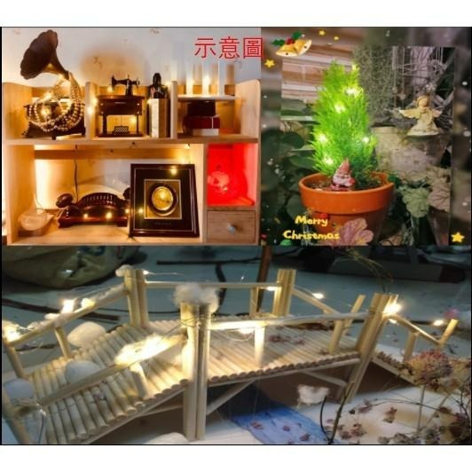 ►2472-2477◄1米 2米 防水 LED銅線燈串 鈕扣燈串 聖誕燈串 聖誕節 露營 銅絲燈-細節圖3