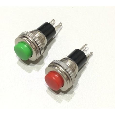 ►1749-1750◄10mm小型按鈕開關 紅色 綠色 DS-316 無鎖自復位 點動按通開關 門鈴喇叭-細節圖2