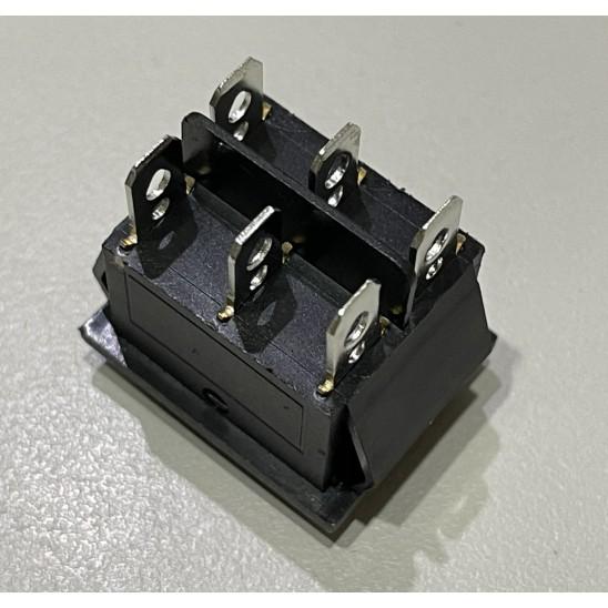 ►1881◄KCD4 六腳三檔 船型開關 正反轉開關 AC/DC 電源開關 馬達正反轉開關 6腳3檔 有段自鎖開關-細節圖3