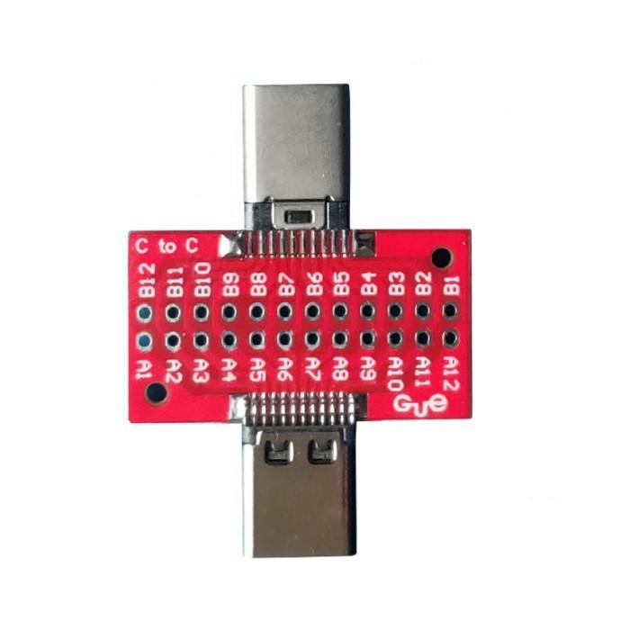 ►1724 2566◄USB3.1 TypeC公轉母 母轉母 公頭轉母座 母座轉母座 24P測試板-細節圖2