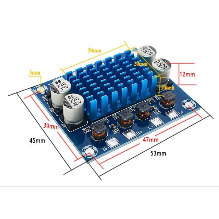 ►2068◄XH-A232 高清數位音訊功放板mp3放大模組12V24V擴音板雙聲道30W-細節圖3